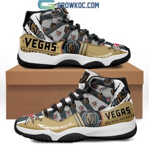 Vegas Golden Knights Hockey Team Air Jordan 11 Shoes