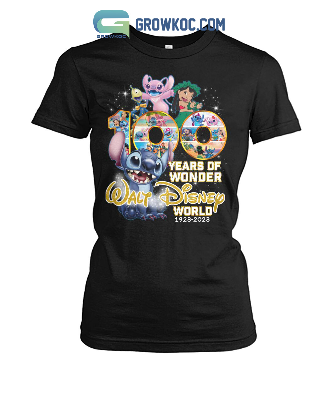 Walt Disney World 100 Years Of Wonder 1923-2023 T-Shirt