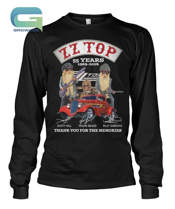 ZZ Top 55 Years 1969-2024 T-Shirt