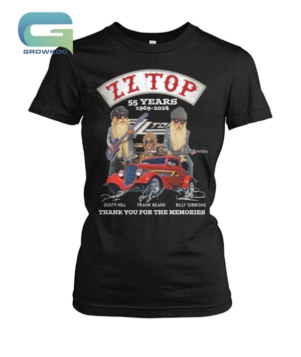 ZZ Top 55 Years 1969-2024 T-Shirt