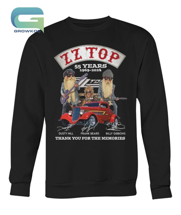 ZZ Top 55 Years 1969-2024 T-Shirt