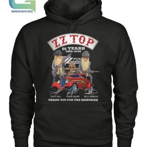 ZZ Top 55 Years 1969-2024 T-Shirt