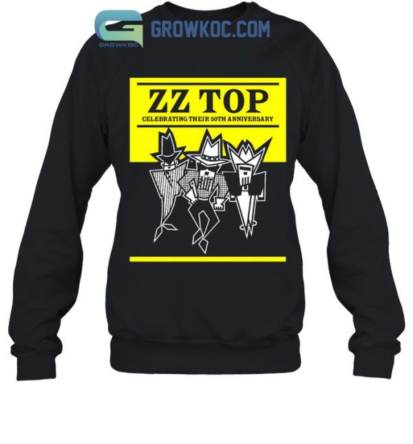 ZZ Top Celebrating Their 50th Anniversary T-Shirt