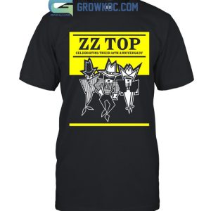 ZZ Top Celebrating Their 50th Anniversary T-Shirt
