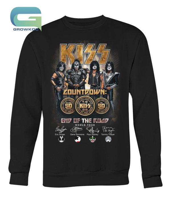 Kiss 50th Anniversary End Of The Road World Tour T-Shirt