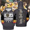 Vegas Golden Knights Stanley Cup Champions 2023 First Time Champions Gold Design Hoodie T Shirt