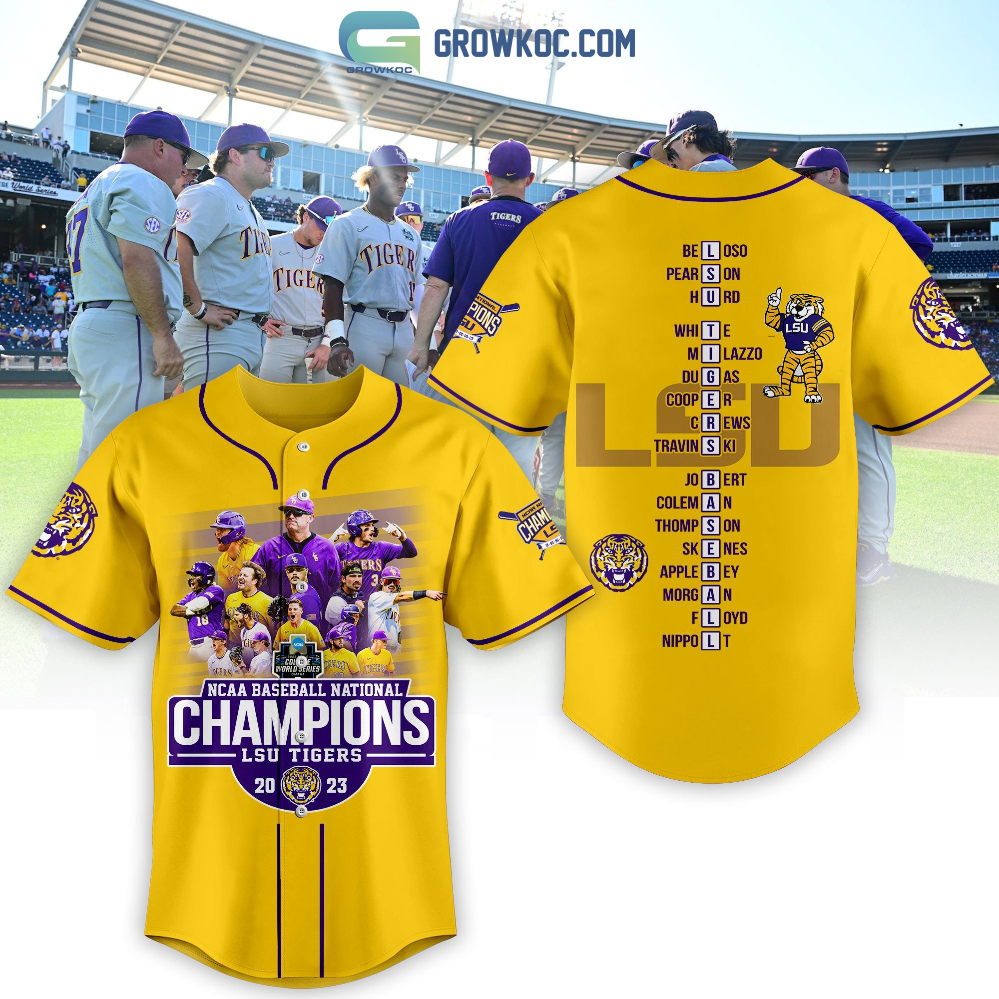 LSU Tigers Baseball Officially Licensed T-Shirt