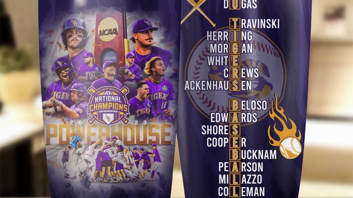 _ _LSU TIGERS BASEBALL NATIONAL CHAMPIONS 2023 POWER HOUSE JERSEY