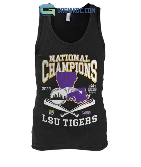 2023 National Champions College World Series LSU Tigers T Shirt