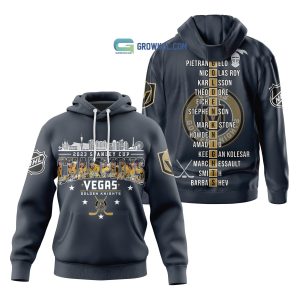 2023 Stanley Cup Champions Vegas Golden Knights NHL Team Grey Design Hoodie T Shirt
