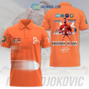 23 Grand Slam Novak Djokovic Lacoste Polo Shirt