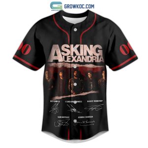 Asking Alexandria Tour 2023 Personalized Baseball Jersey