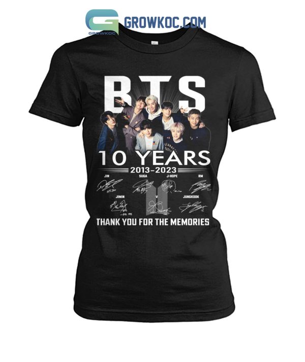 BTS 10 Years Festa Present Everywhere 2013 2023 T Shirt