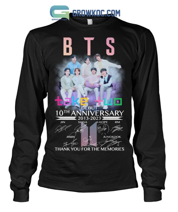 BTS Take Two Debut 10th Anniversary 2013 2023 T Shirt