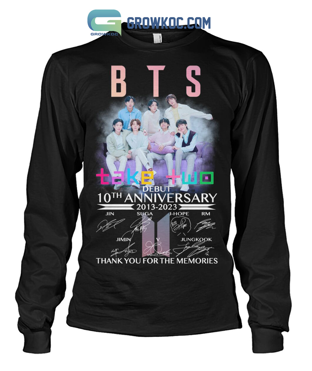 BTS Take Two Debut 10th Anniversary 2013 2023 T Shirt