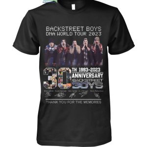 Backstreetboys DNA World Tour 2023 30 Years Memories T Shirt