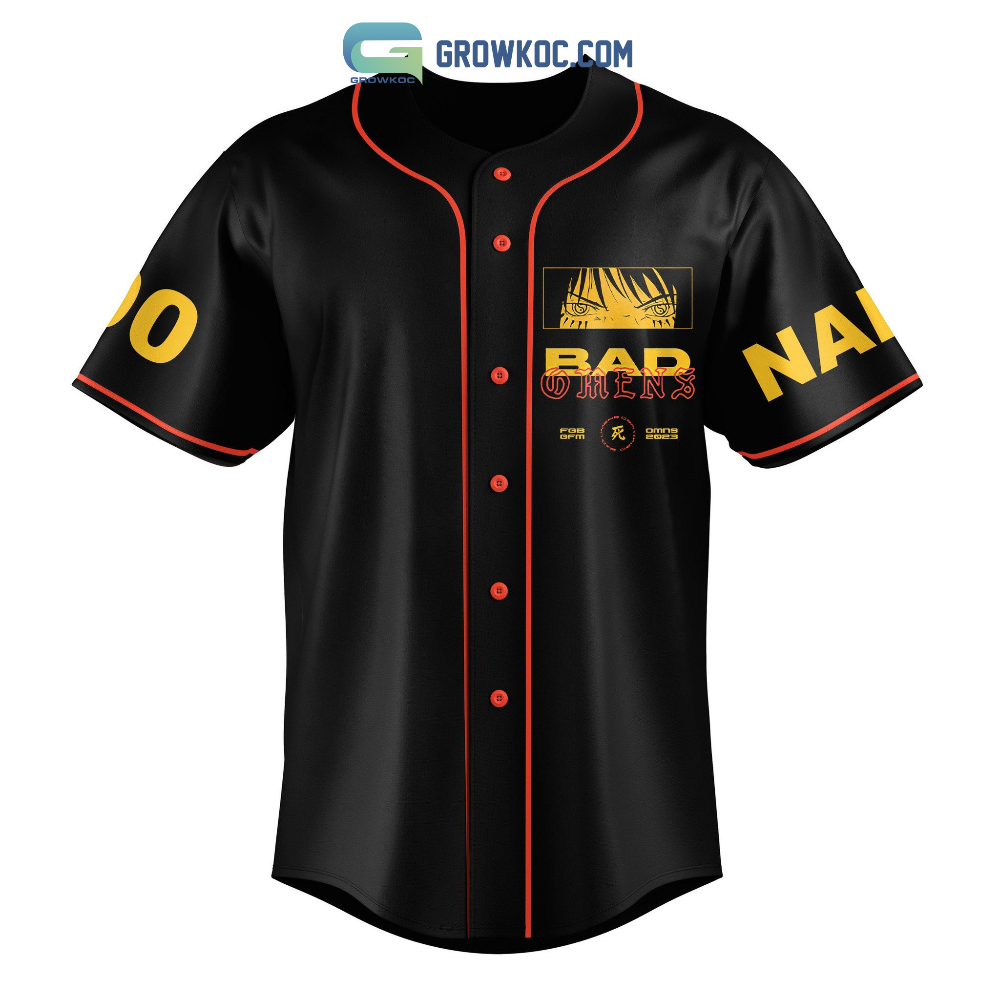 Bad Omens Concrete Forever Personalized Baseball Jersey