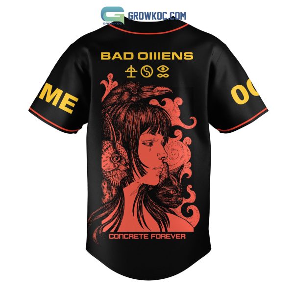Bad Omens Concrete Forever Personalized Baseball Jersey