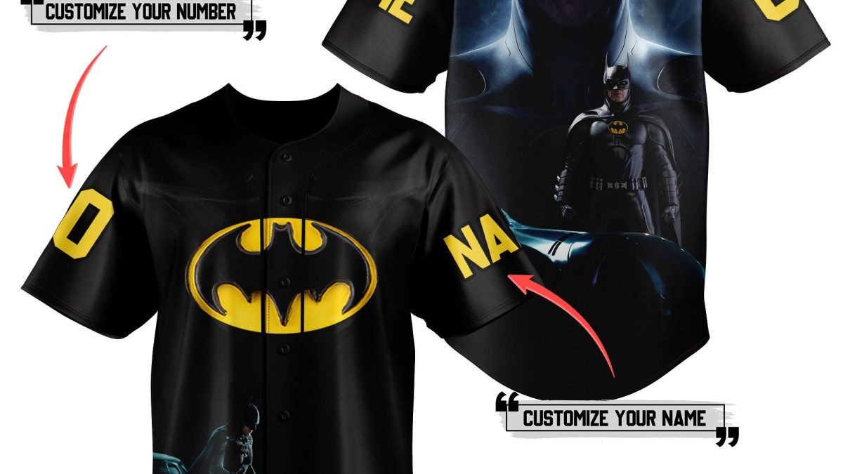 Batman DC Marvel Studios Personalized Baseball Jersey - Growkoc