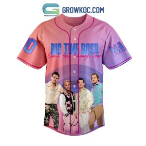 Big Time Rush Can’t Get Enough Tour Personalized Baseball Jersey