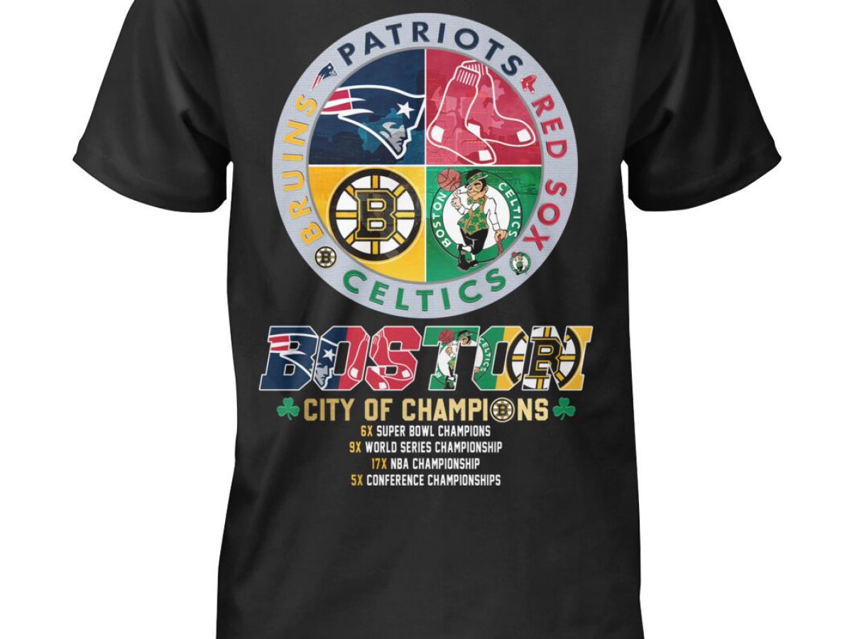 Boston City Of Champions 2023 Red Sox Bruins Patriots And Celtics Shirt in  2023