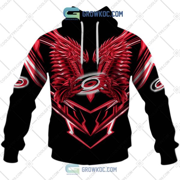 Carolina Hurricanes NHL Personalized Dragon Hoodie T Shirt