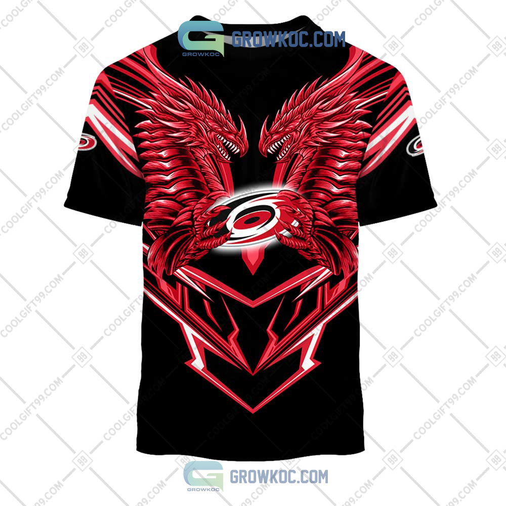 NHL Carolina Hurricanes Personalized Special Design With Northern Lights  Hoodie T Shirt - Growkoc