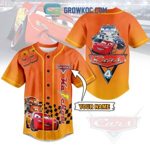 Cars 4 Disney Fanon Personalized Baseball Jersey