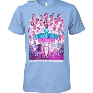 Champions Of Europe 2023 The Citizens T Shirt