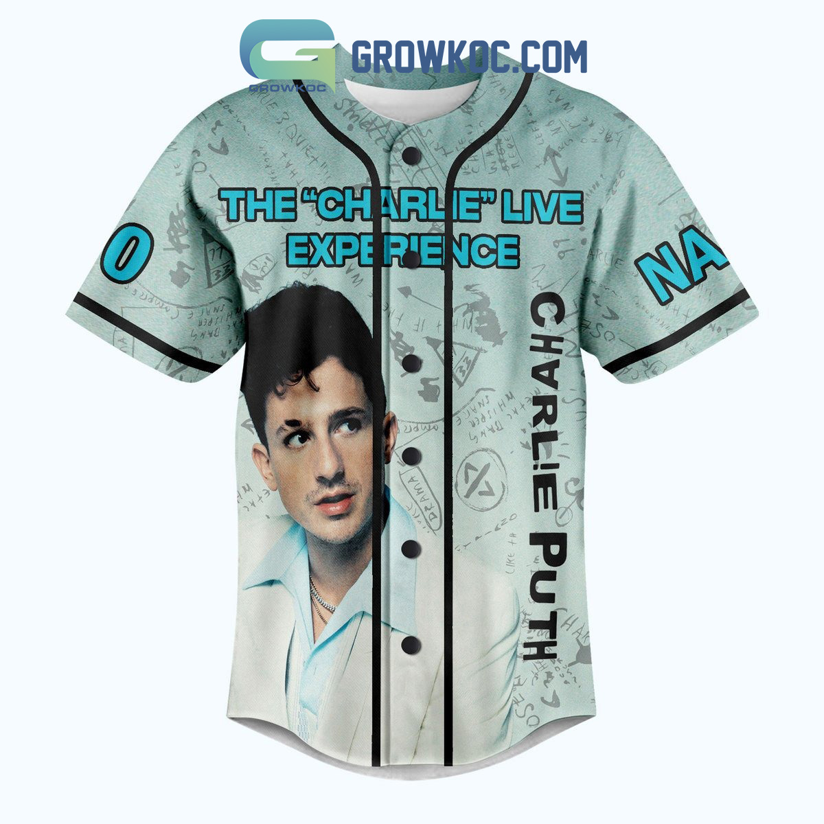 Charlie Puth The Charlie Live Experience Baseball Jersey