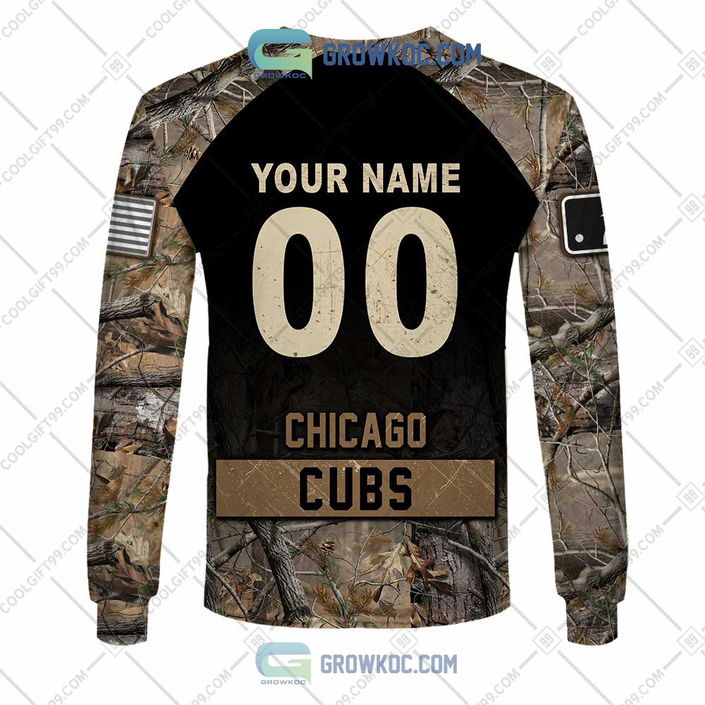 Chicago Cubs MLB Personalized Hunting Camouflage Hoodie T Shirt
