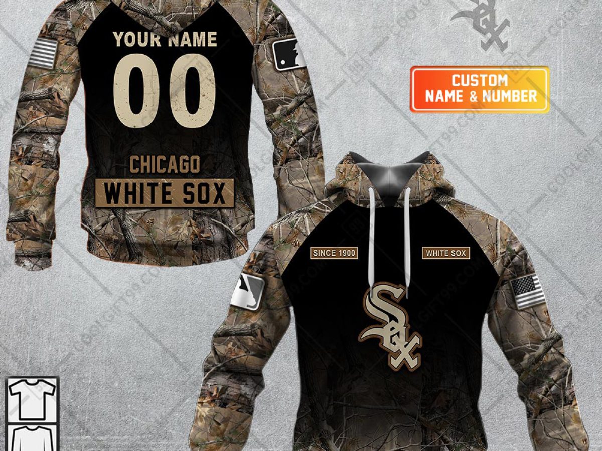 Chicago White Sox MLB Personalized Hunting Camouflage Hoodie T Shirt -  Growkoc