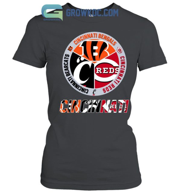 Cincinnati Bengals Reds Bearcats City Of Champions T Shirt