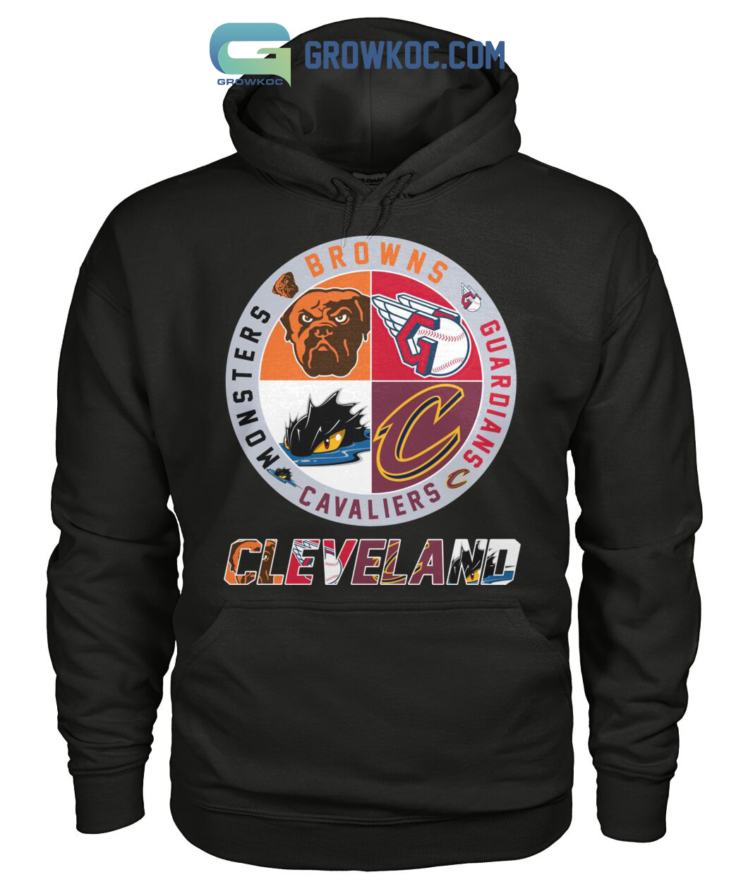 Cleveland Browns Cavaliers Guardians City Champions T Shirt - Growkoc