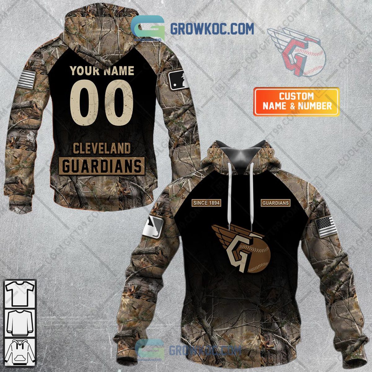 Custom Cleveland Guardians Jerseys, Customized Guardians Shirts, Hoodies,  Merchandise