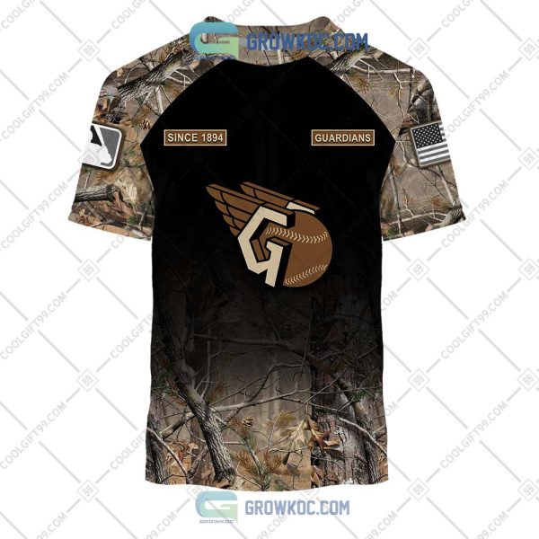 Cleveland Guardians MLB Personalized Hunting Camouflage Hoodie T Shirt