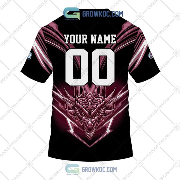 Colorado Avalanche NHL Personalized Dragon Hoodie T Shirt