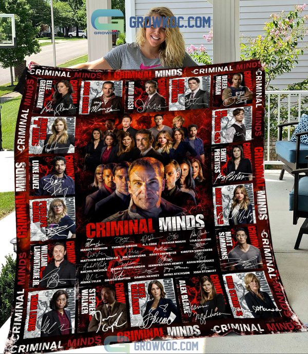 Criminal Minds TV Series Fleece Blanket Quilt