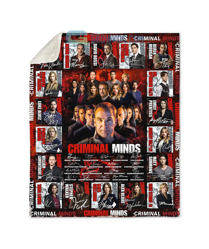 Criminal Minds TV Series Fleece Blanket Quilt