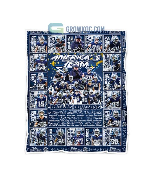 Dallas Cowboys NFL America’s Team Fleece Blanket Quilt