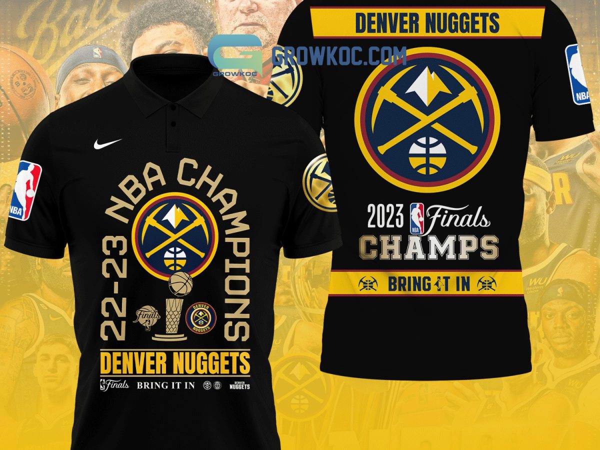 Denver Nuggets NBA Finals 2023 Champions Blue Red Design Hoodie T Shirt -  Growkoc