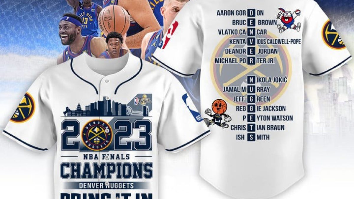 Hot NBA Finals 2023 Denver Nuggets Championship T Shirt - Shirt Low Price
