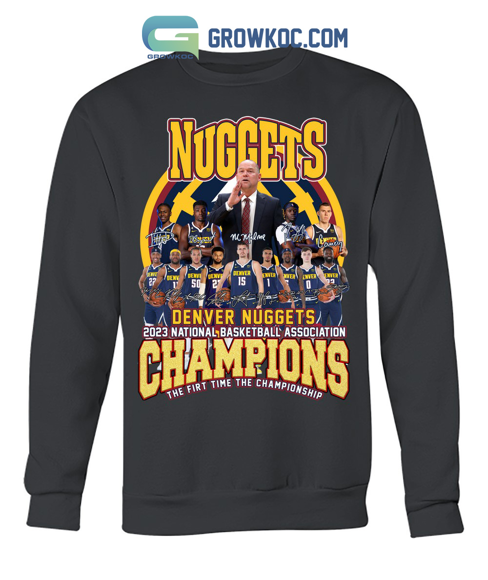 Denver Nuggets Love Team 2023 National Basketball Association Champions  Blue Design Baseball Jersey - Growkoc