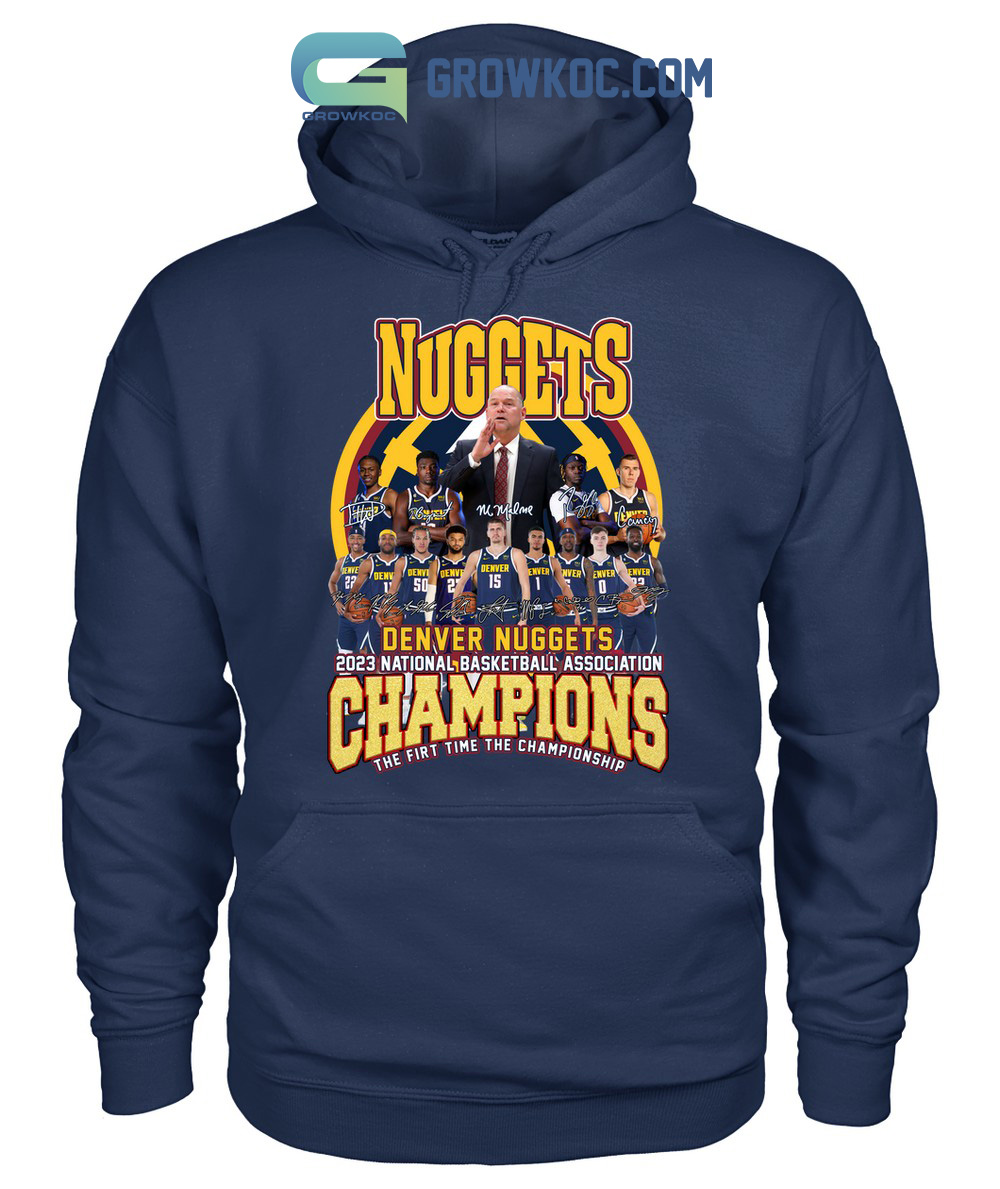 Denver Nuggets Love Team 2023 National Basketball Association Champions  Blue Design Baseball Jersey - Growkoc