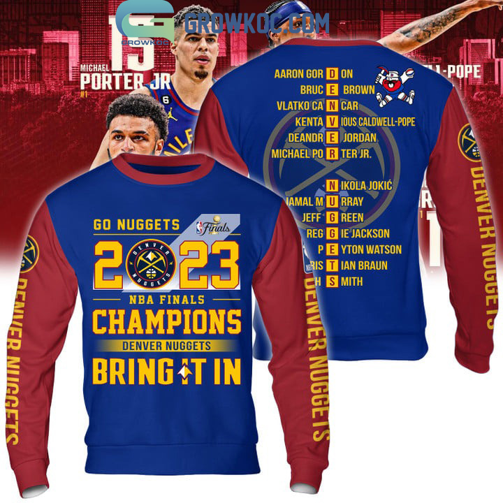 Denver Nuggets The NBA Finals Champions 2023 Print 3D Shirt For Big Fans