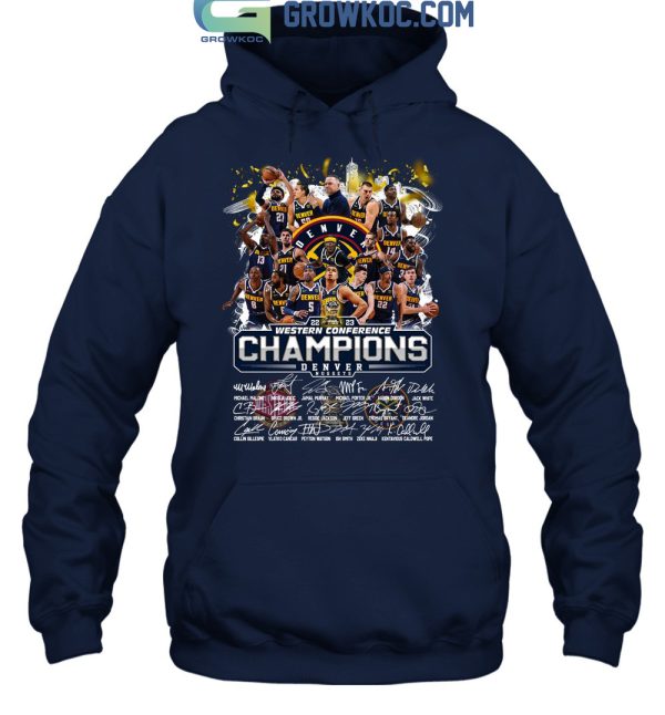 Denver Nuggets NBA Western Conference Champions 2023 T-Shirt