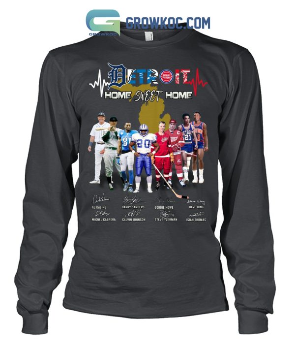 Detroit Home Sweet Legend Team T Shirt