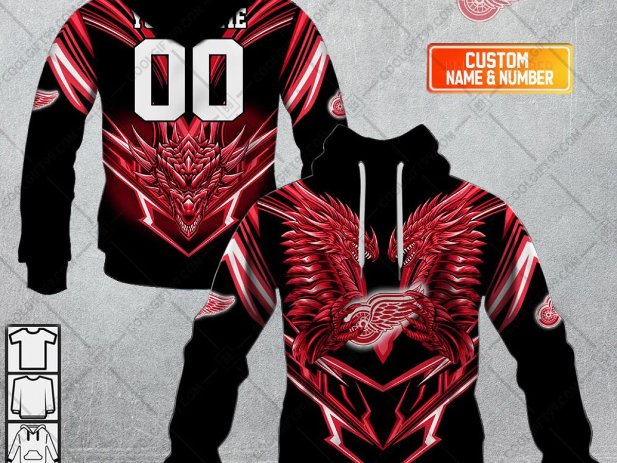 Personalized NHL Detroit Red Wings LGBT Pride Jersey Hoodie, Sweatshirt, T- shirt – TAGOTEE