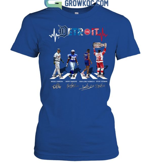Detroit Sport Champions Abbey Road T Shirt