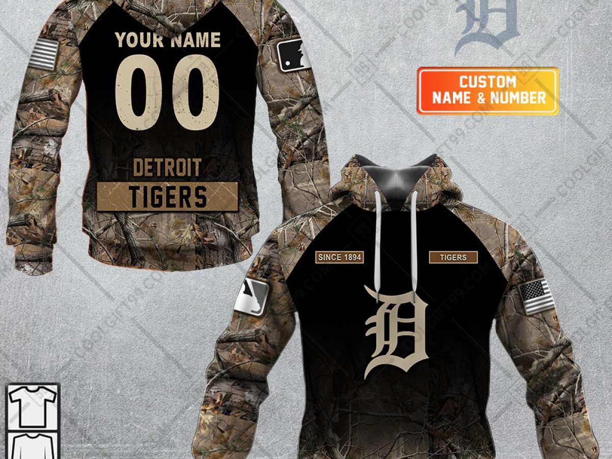 Detroit Tigers MLB Baseball Jersey Shirt Custom Name And Number